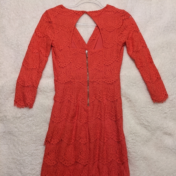 Guess Lyna Lace Dress in coral - Picture 2 of 4
